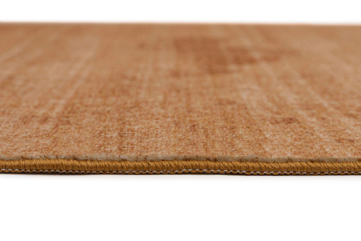 Zoey Caramel Washable Runner Rug