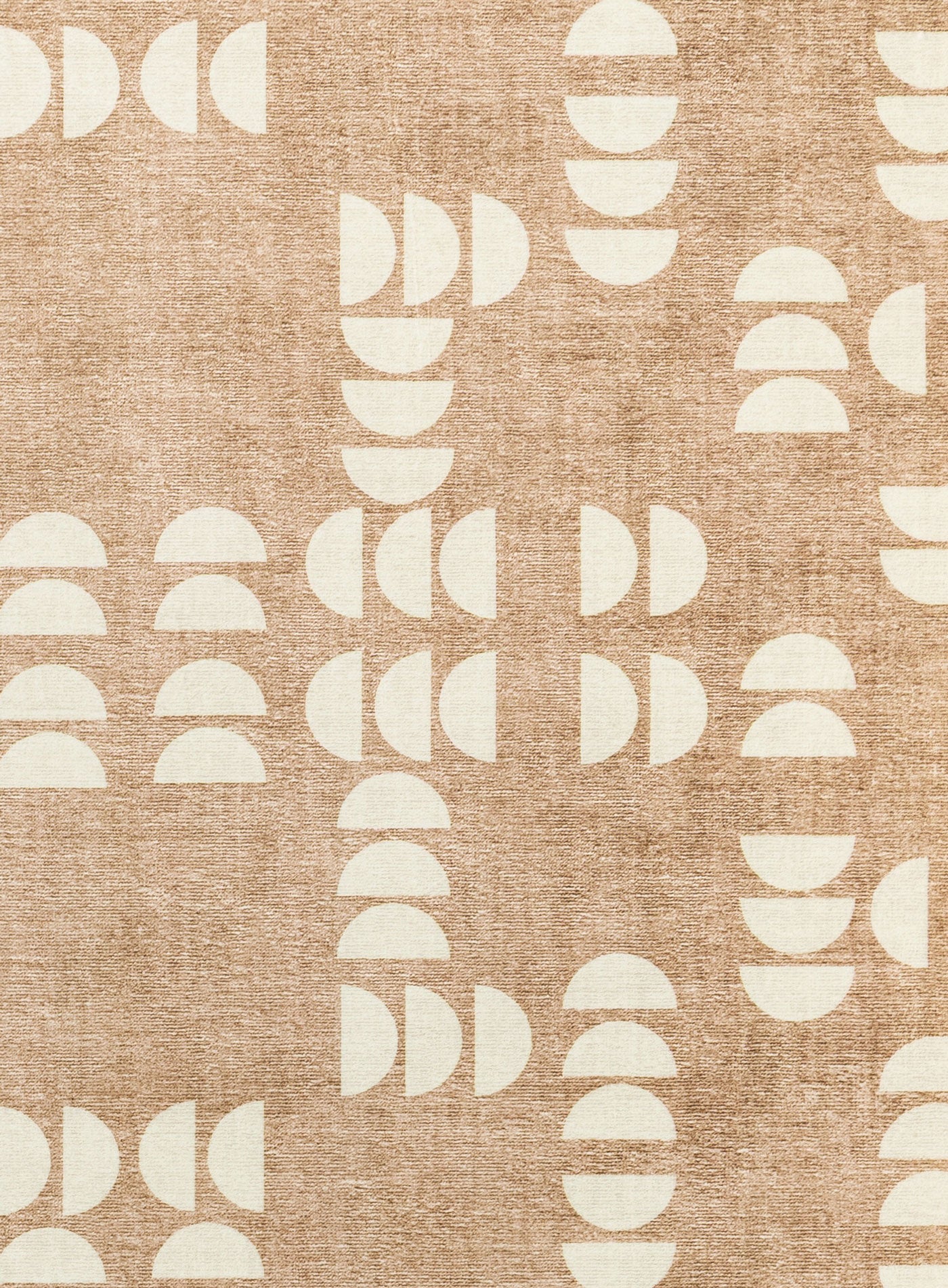 Alba Beige and Ivory Geometric Rollie Pollie Playmat