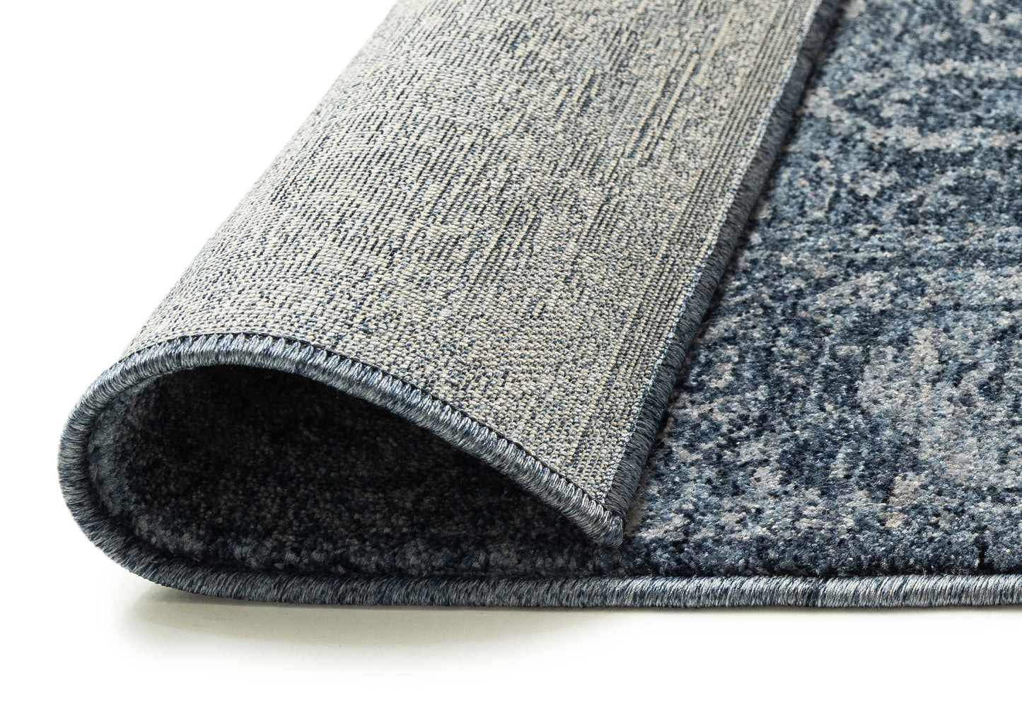 Alexis Tonal Distressed Blue Rug
