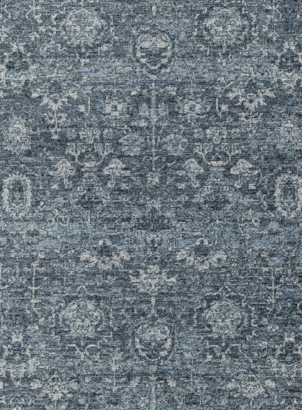 Alexis Tonal Distressed Blue Rug