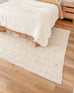 Allison Cream Beige Modern Cotton Washable Rug