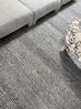 Amalie Marbled Grey Braided and Looped Rug