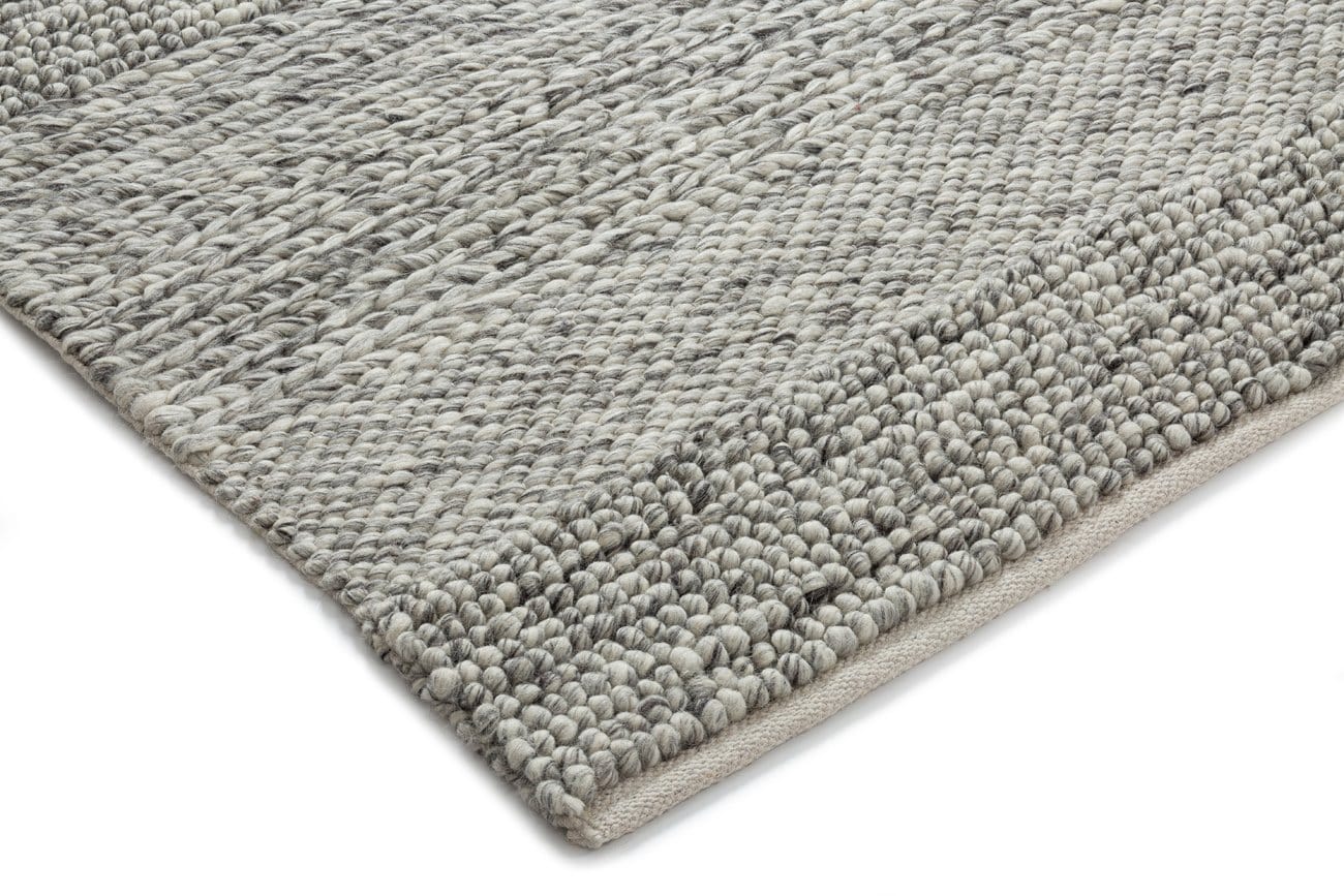 Amalie Grey Braided and Looped Rug