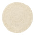 Amparo Bleached Crochet Round Jute Rug