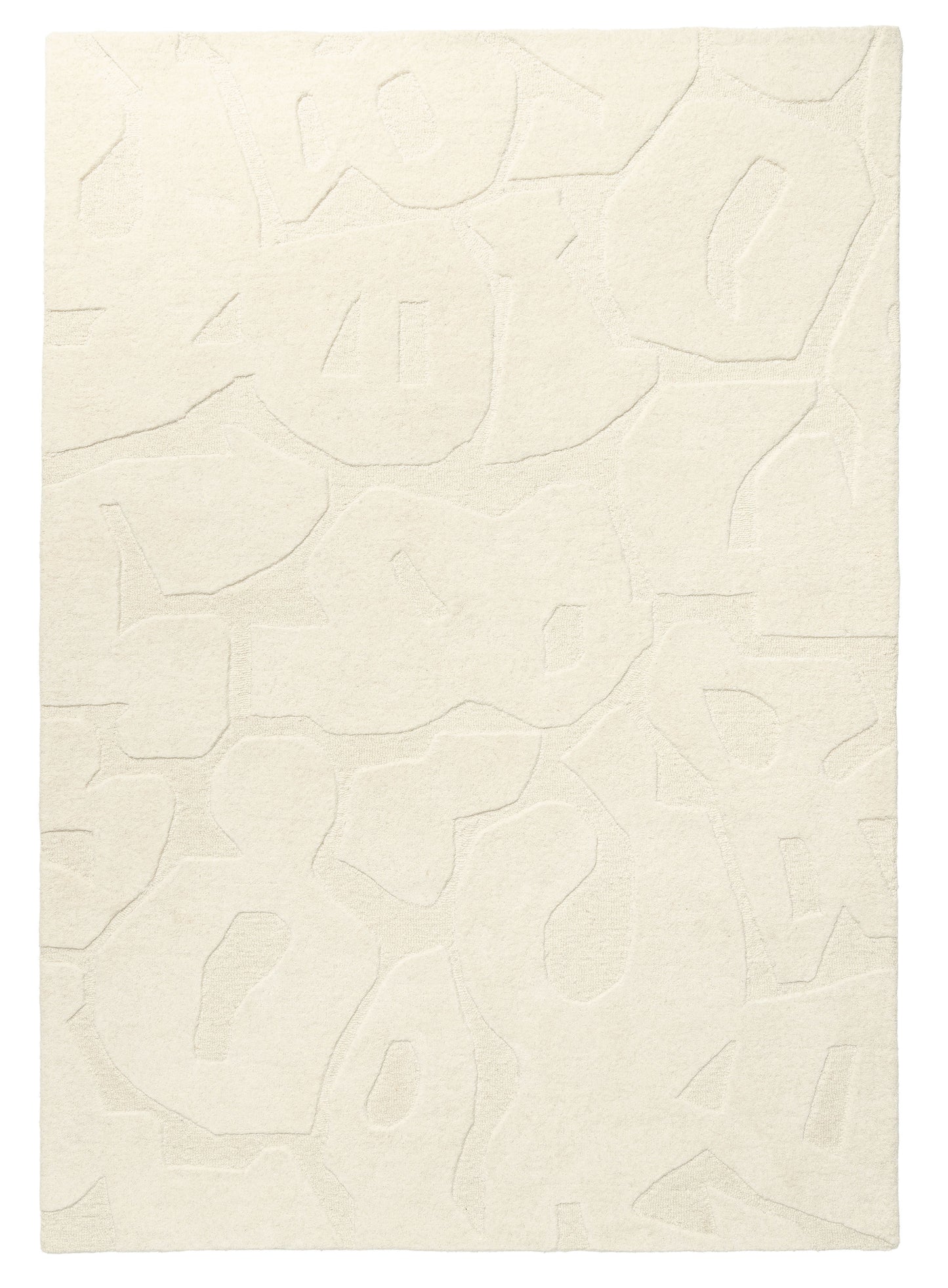 Arlette Cream Carved Wool Rug