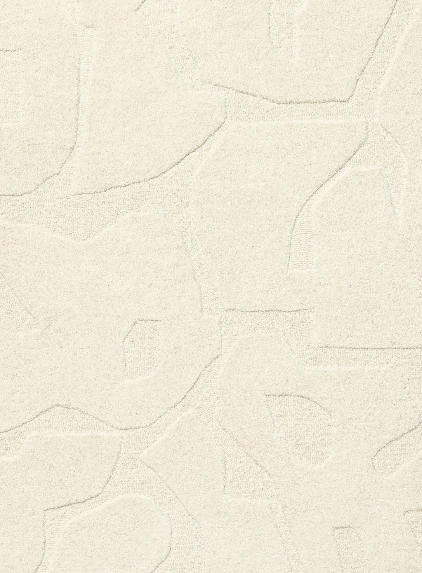 Arlette Cream Carved Wool Rug