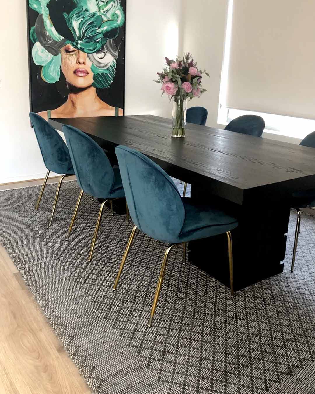 Asha Diamond Grey Rug