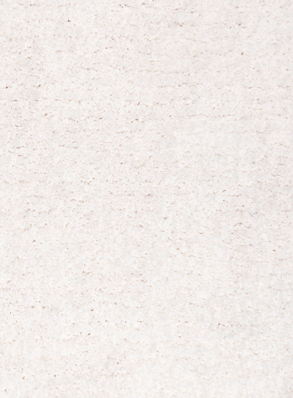 Athena Ivory Handmade Shag Rug