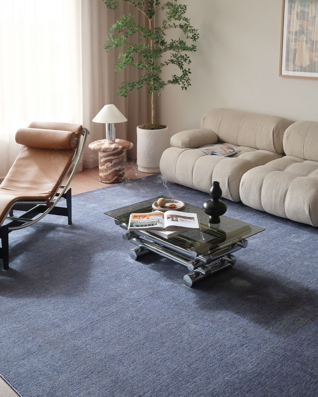 Audery Tonal Ink Blue Rug