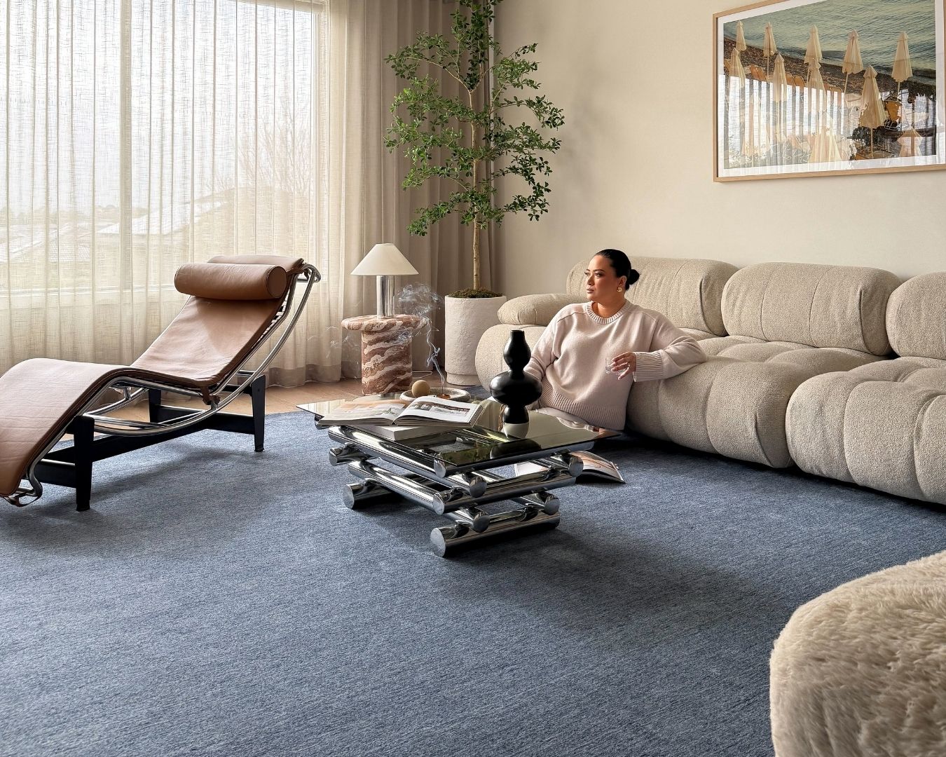 Audery Tonal Ink Blue Rug
