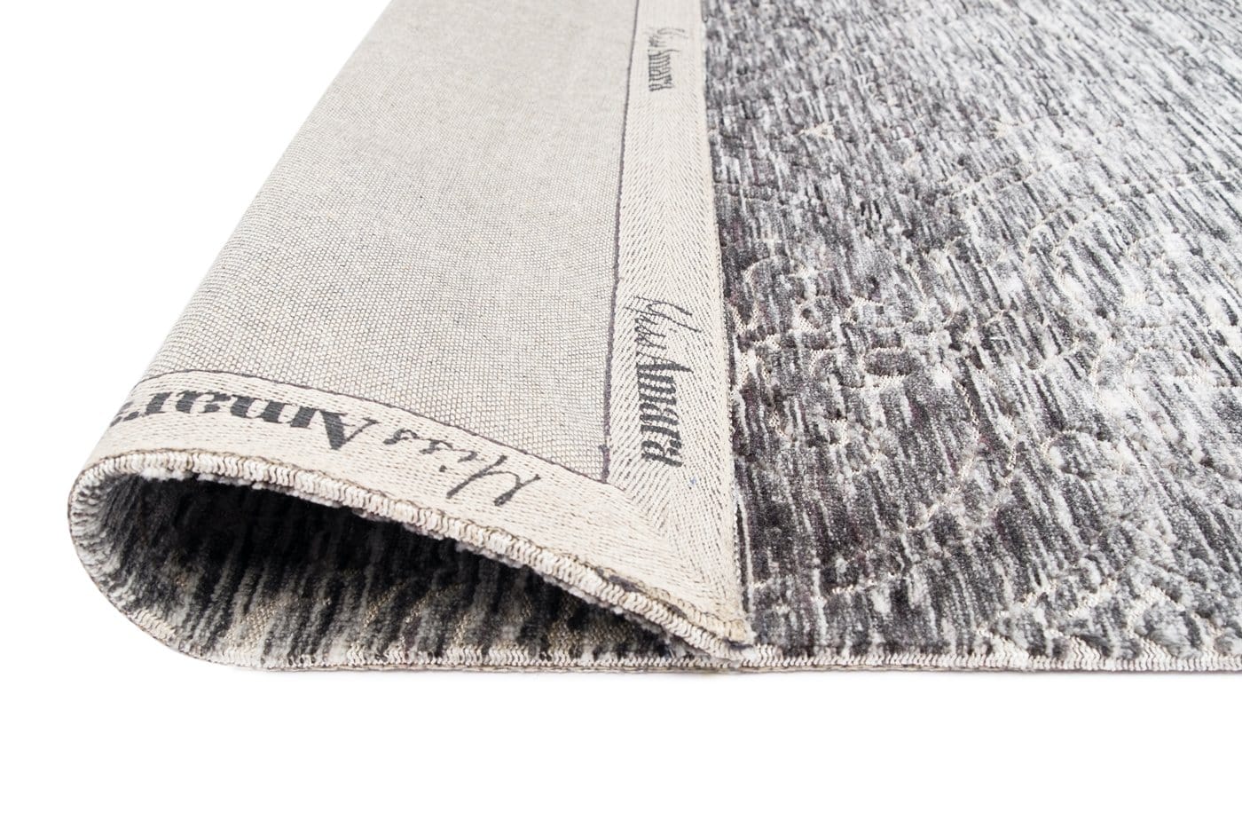 Avery Charcoal Grey And Ivory Rug