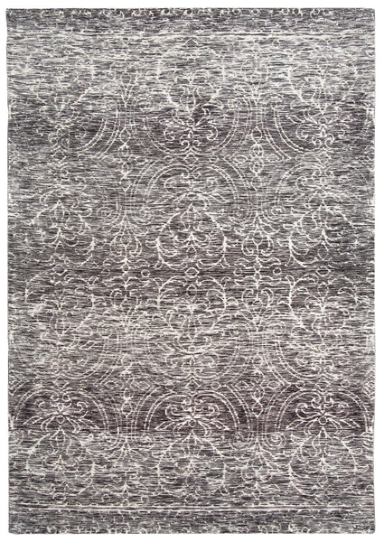 Avery Charcoal Grey And Ivory Rug