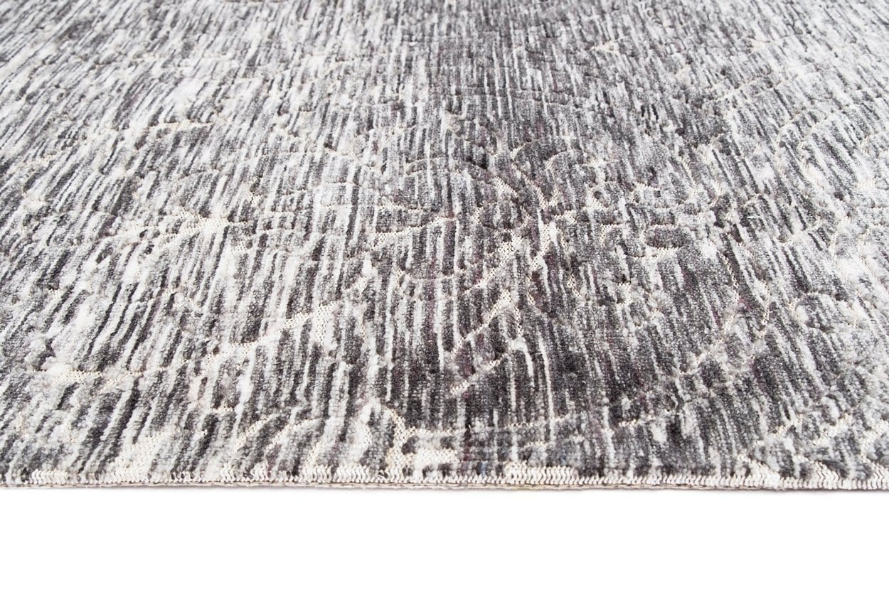 Avery Charcoal Grey And Ivory Rug