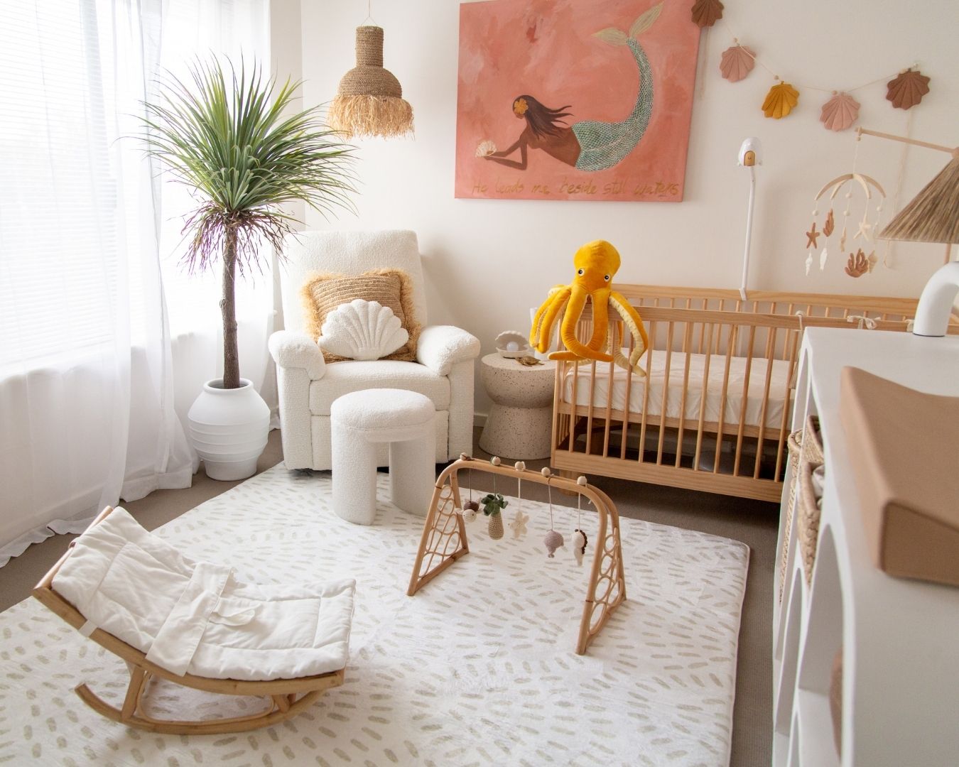 Ayen Sage Abstract Rollie Pollie Playmat