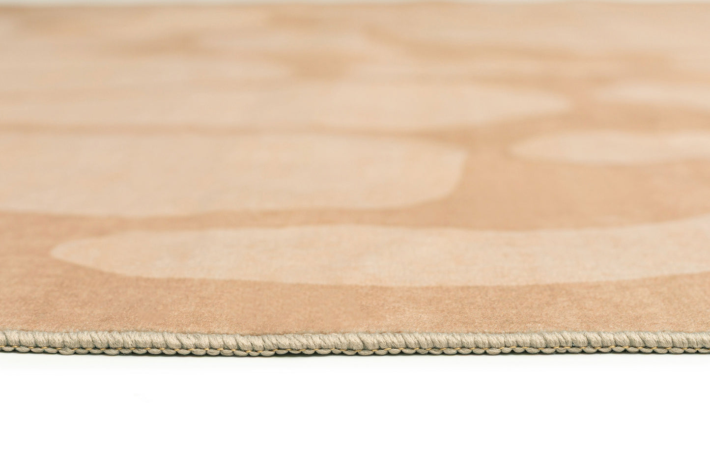Ayesha Brown Floral Washable Rug