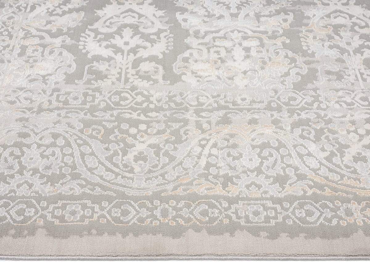 Aylin Cream Ivory And Grey Traditional Floral Rug *NO RETURNS UNLESS FAULTY