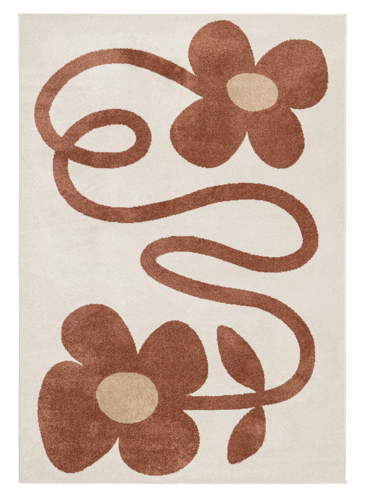 Azania Terracotta Floral Rug