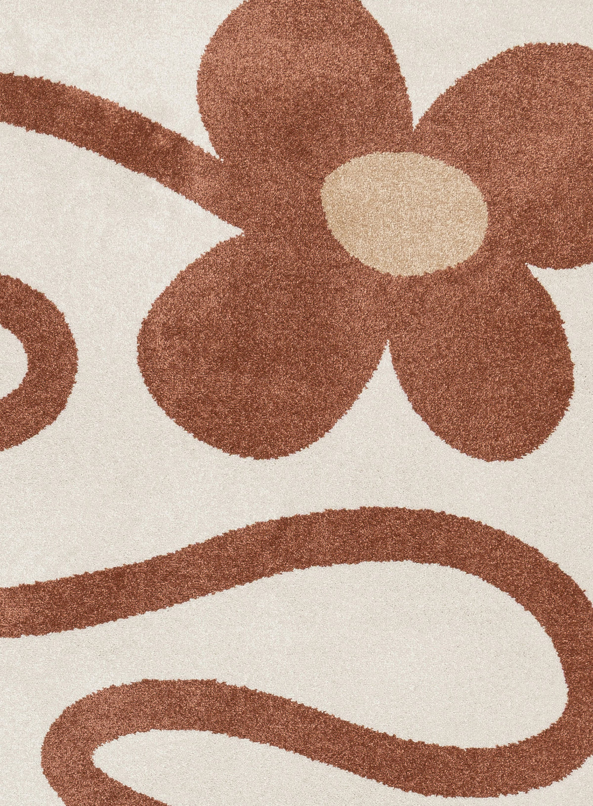 Azania Terracotta Floral Rug