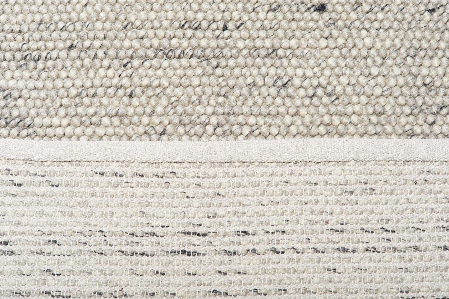 Azizah Marble Grey Looped Wool Rug