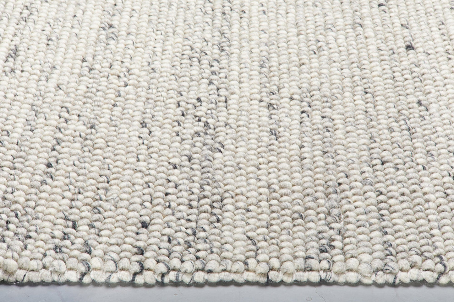 Azizah Marble Grey Looped Wool Rug