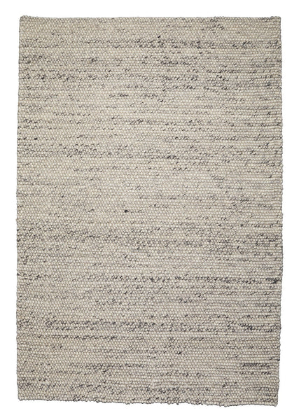 Azizah Marble Grey Looped Wool Rug