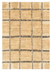Bernice Brown Charcoal Tribal Pattern Washable Rug