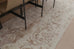 Cabanela Cream and Beige Distressed Washable Rug