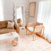 Caitlin Orange and Peach Tribal Pattern Washable Rug *NO RETURNS UNLESS FAULTY