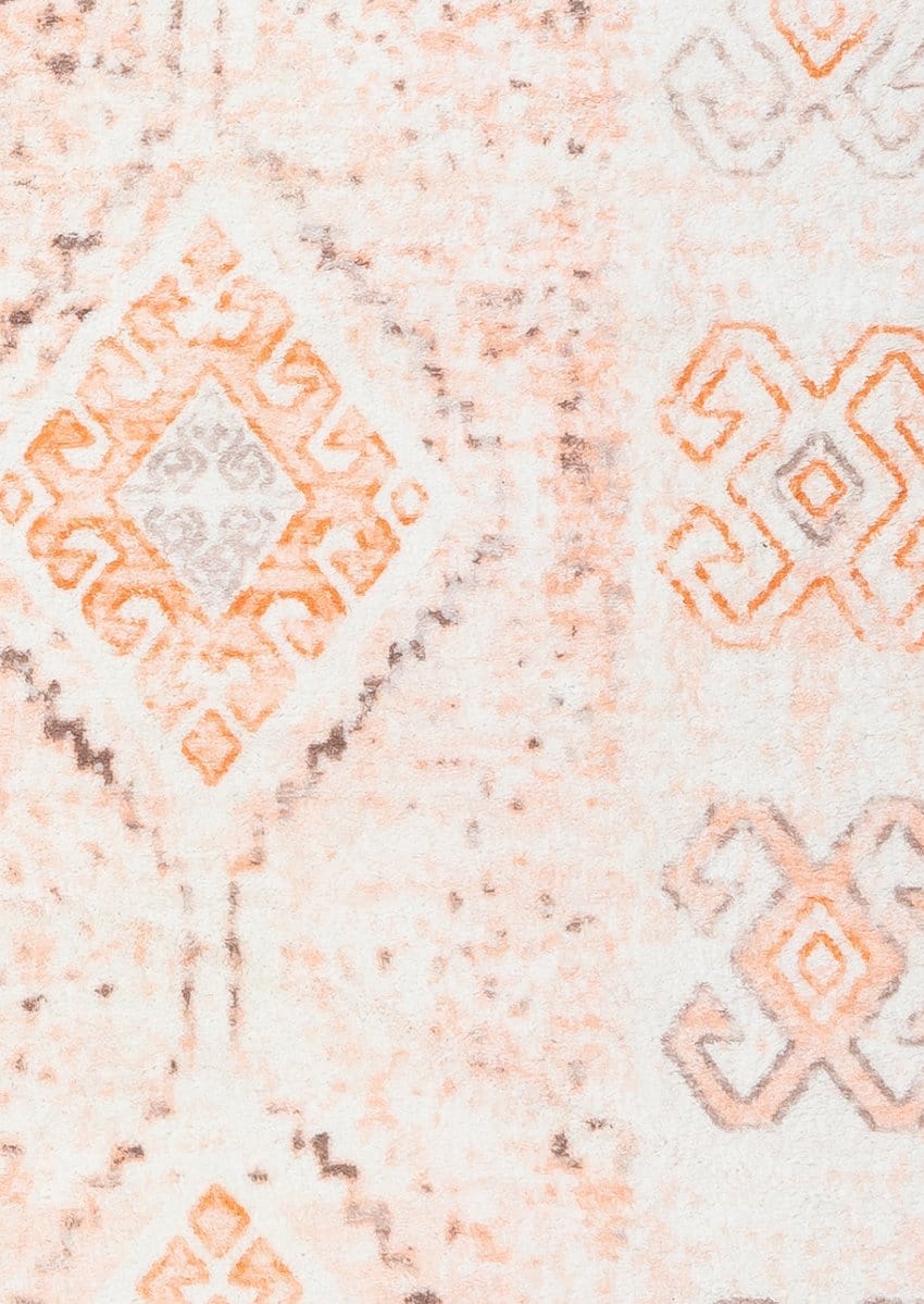 Caitlin Orange Washable Runner Rug *NO RETURNS UNLESS FAULTY