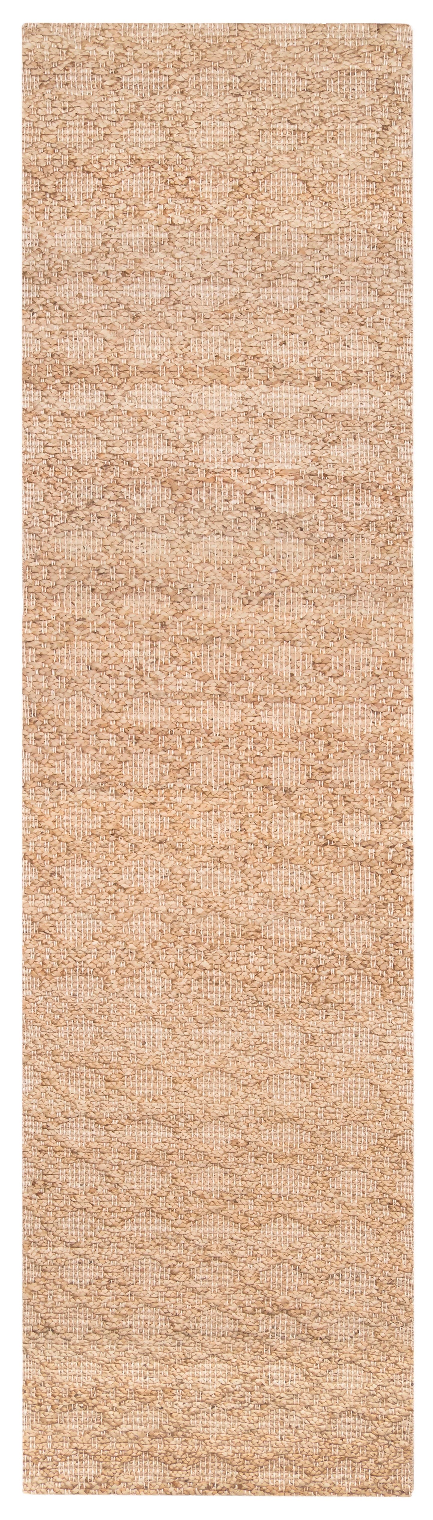 Callie Tribal Natural Diamond Jute Runner Rug