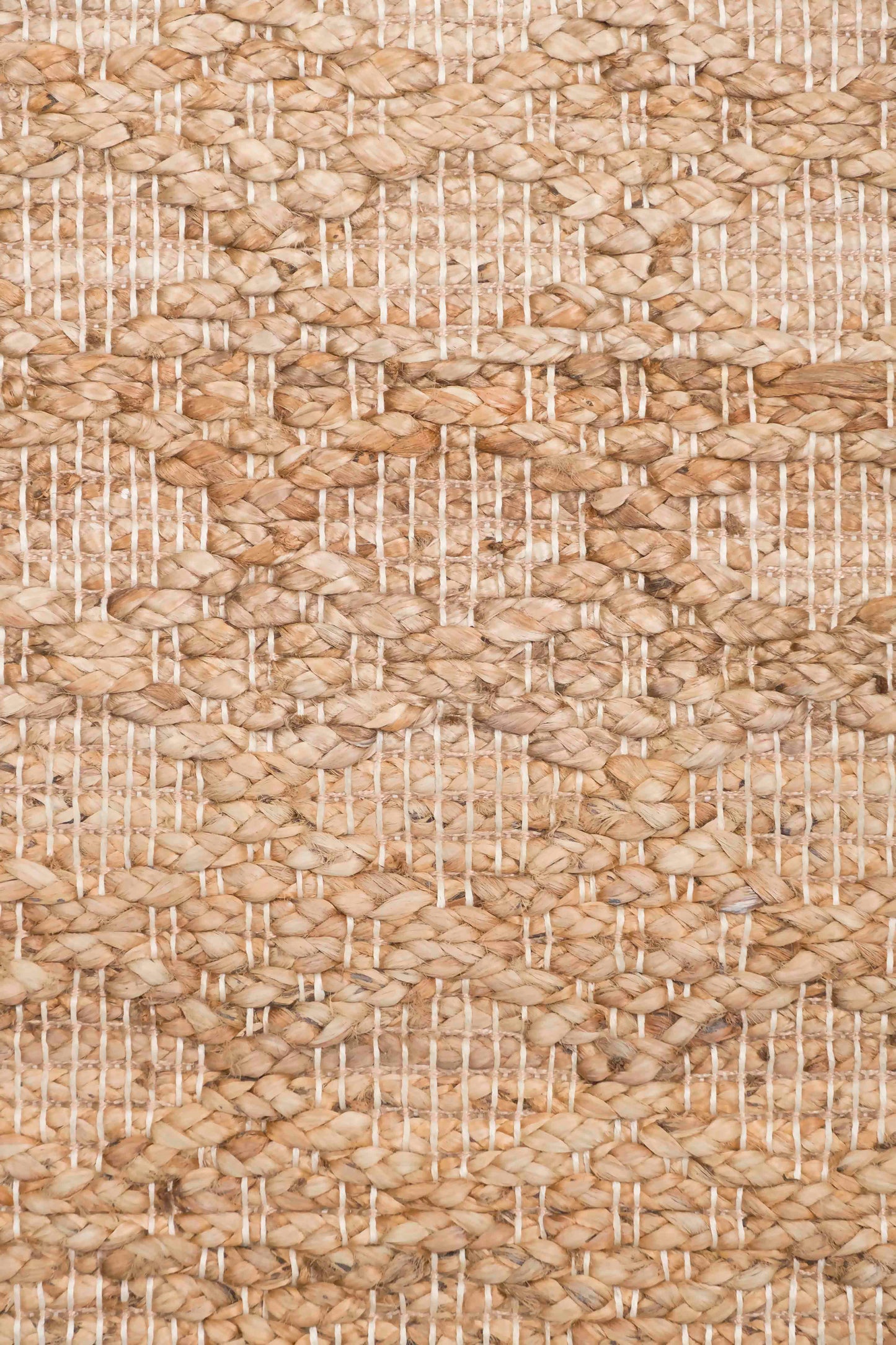 Callie Tribal Natural Diamond Jute Runner Rug