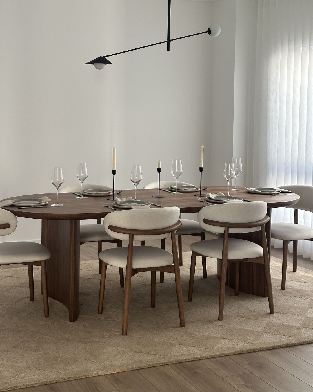 Canaya Beige Diamond Hand-Tufted Rug