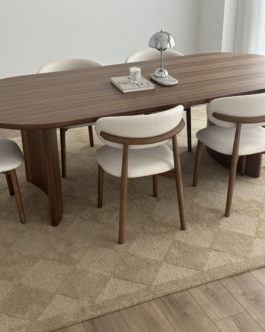 Canaya Beige Diamond Hand-Tufted Rug