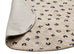Candice Beige Round Leopard Animal Pattern Rug