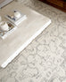 Capella Ivory Grey Medallion Tufted Wool Rug