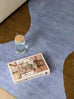 Carmona Olive and Blue Wave Washable Rug
