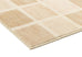 Caspia Beige Brown Checkered Washable Rug