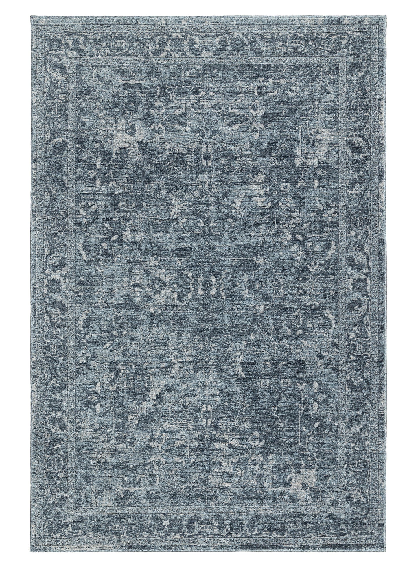 Celia Tonal Distressed Blue Rug