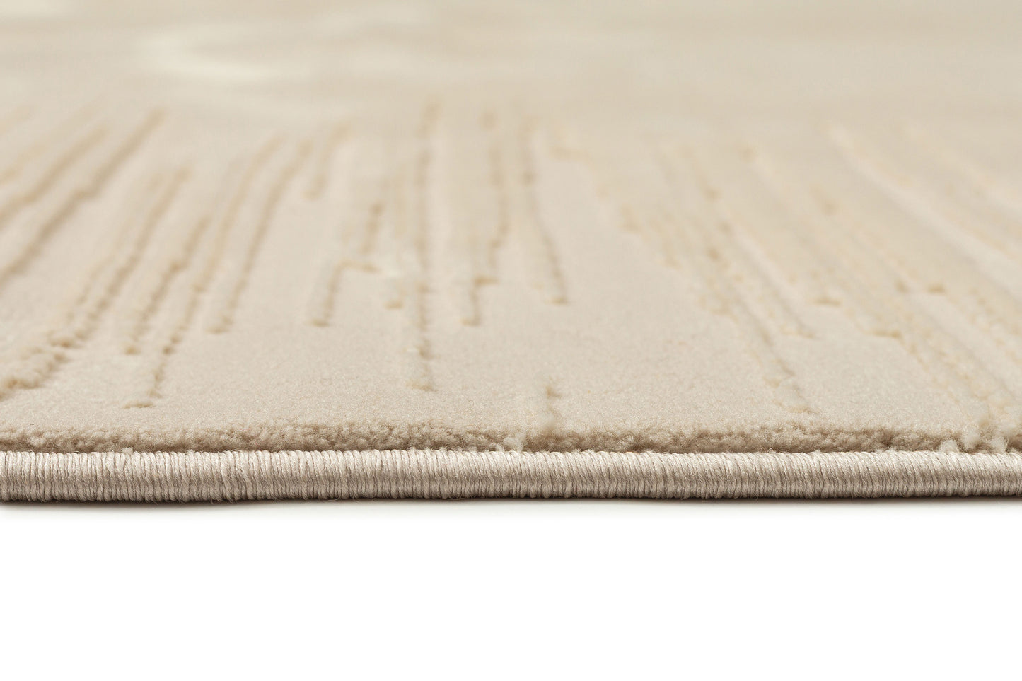 Chaleya Tonal Ivory Abstract Rug