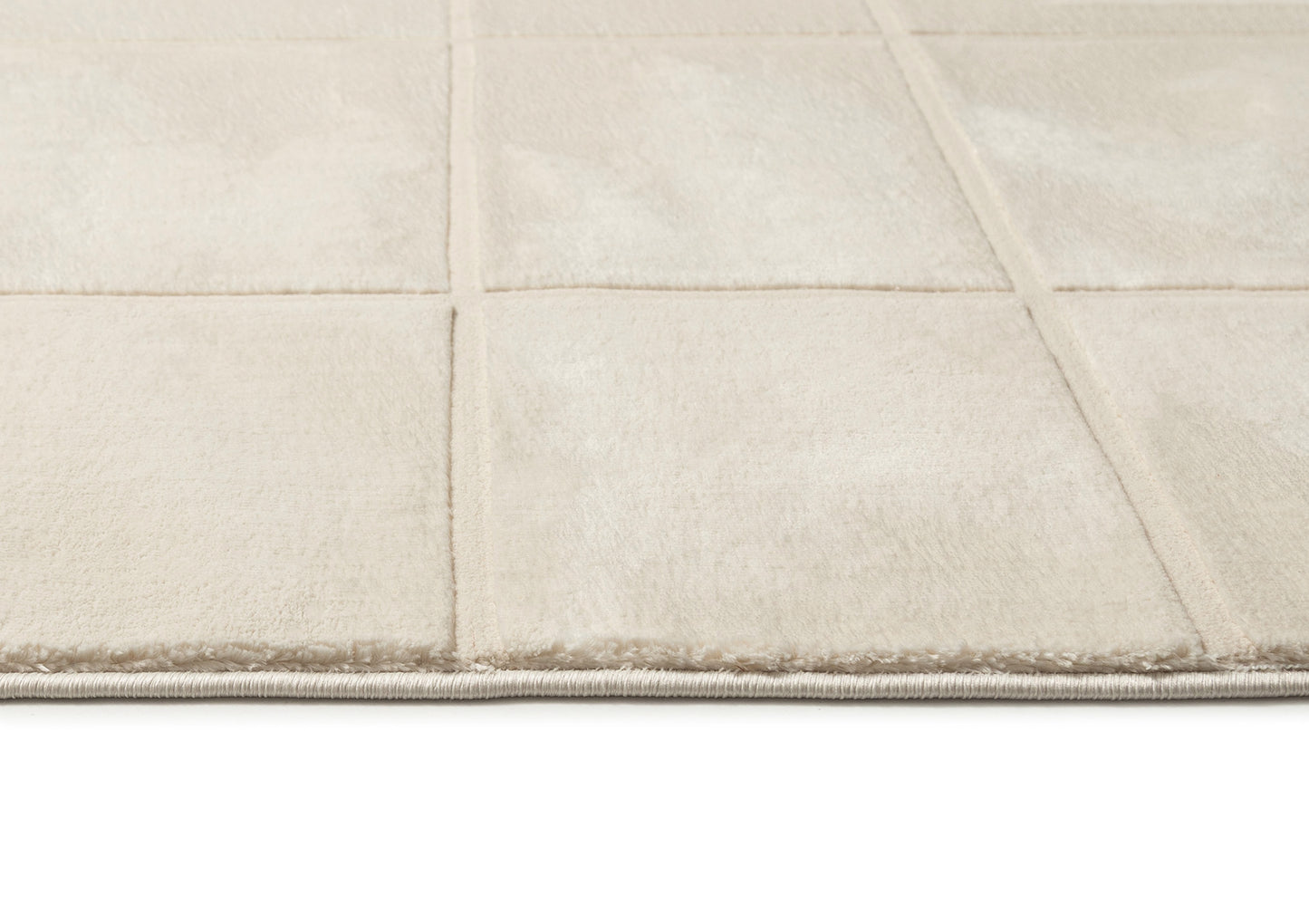 Charmion Tonal Cream Grid Rug