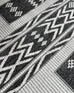 Chenoa Charcoal and Ivory Tribal Flatweave Indoor Outdoor Rug