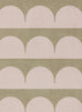 Cleo Blush and Sage Arch Pattern Indoor Outdoor Rug