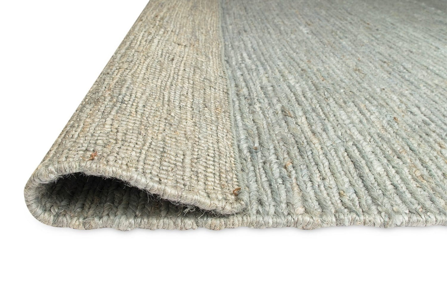 Clover Brown And Green Braided Jute Rug