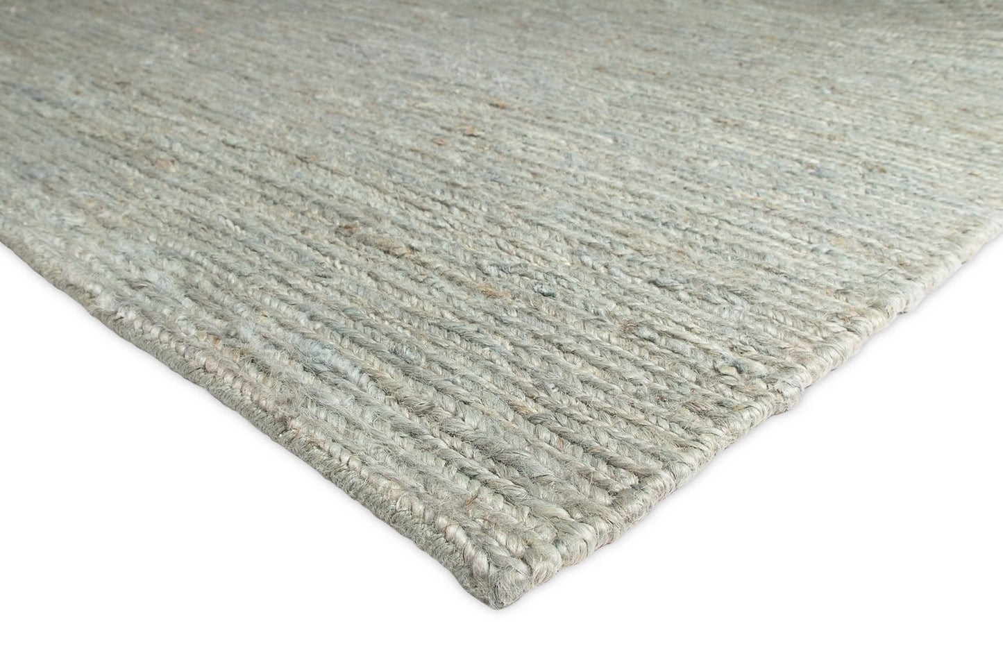 Clover Brown And Green Braided Jute Runner Rug