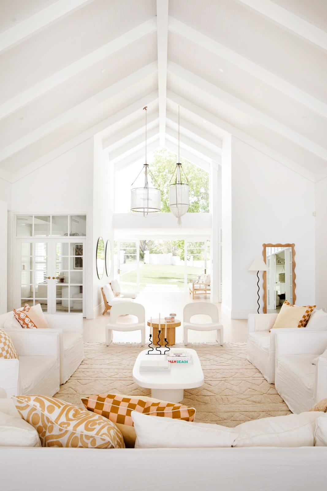 Coco Ivory Tribal Textured Washable Shag Rug