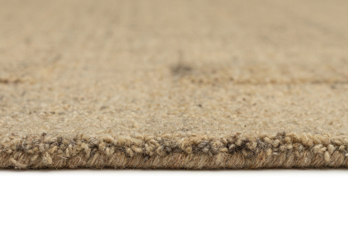 Cressida Sand Geometric Wool Rug