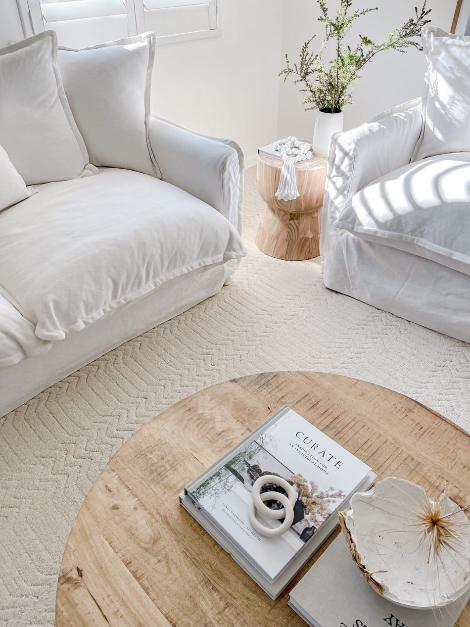 Cualli Ivory Cream Textured Rug *NO RETURNS UNLESS FAULTY