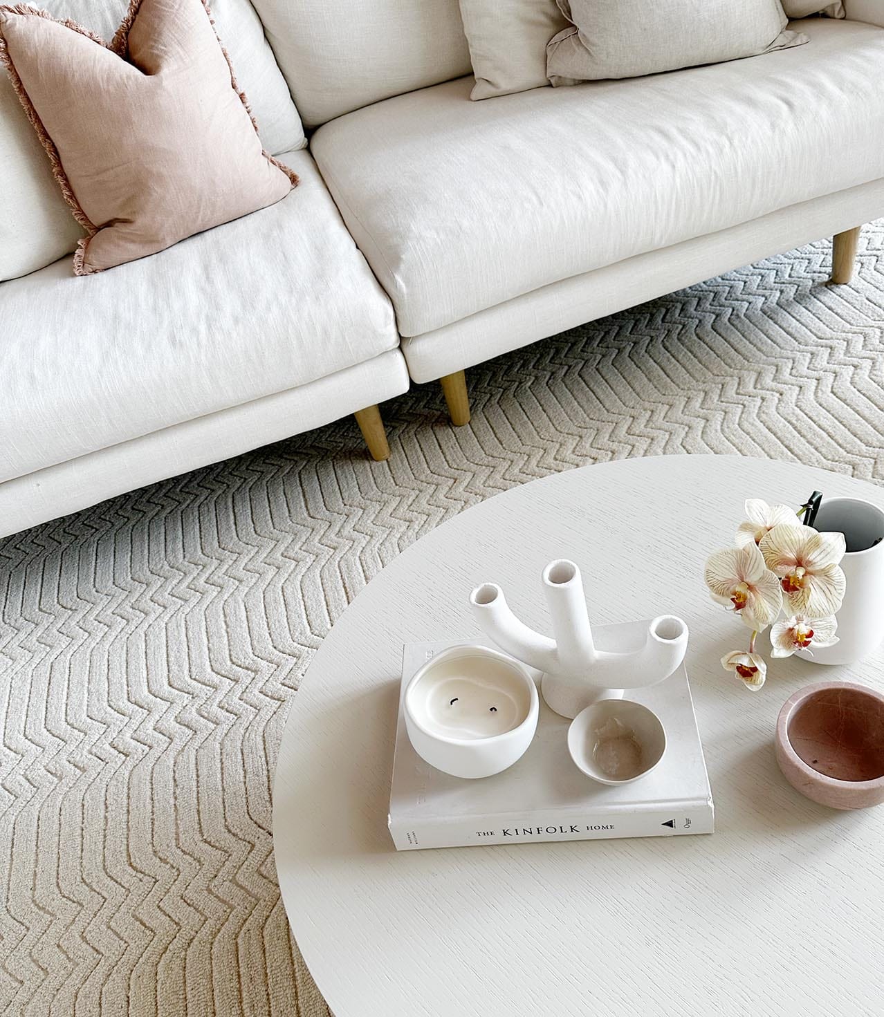 Cualli Ivory Cream Textured Rug *NO RETURNS UNLESS FAULTY