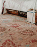 Dakota Blue and Pink Bordered Floral Rug*NO RETURNS UNLESS FAULTY