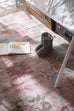 Dakota Blue and Pink Bordered Floral Rug *NO RETURNS UNLESS FAULTY
